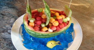 Watermelon Salad Boat