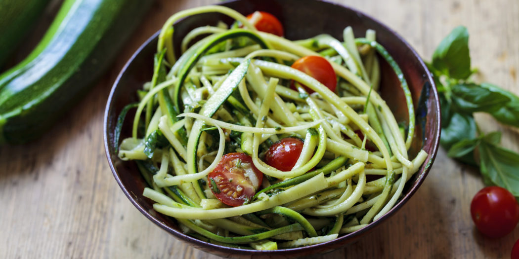 Zucchini Linguini with Asian Pesto - Answers for Me