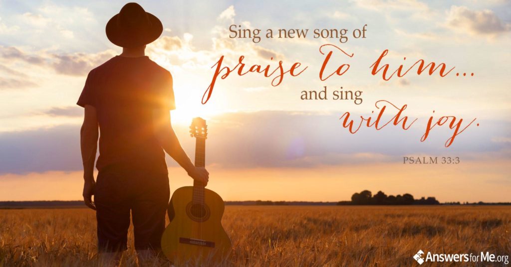 Sing a new song of praise