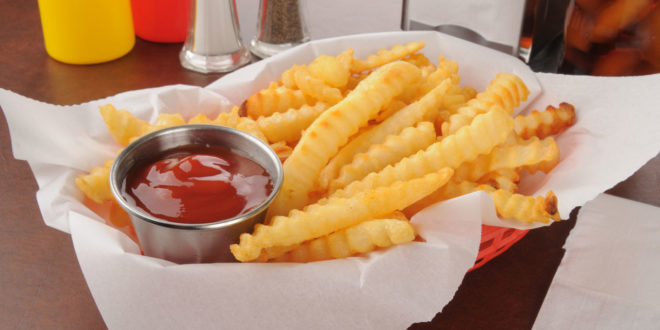 French Fries and ketchup