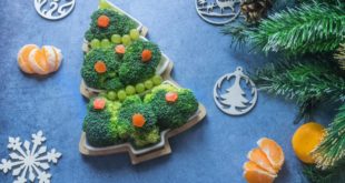 Christmas tree vegetable tray