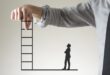 symbol of man climbing ladder